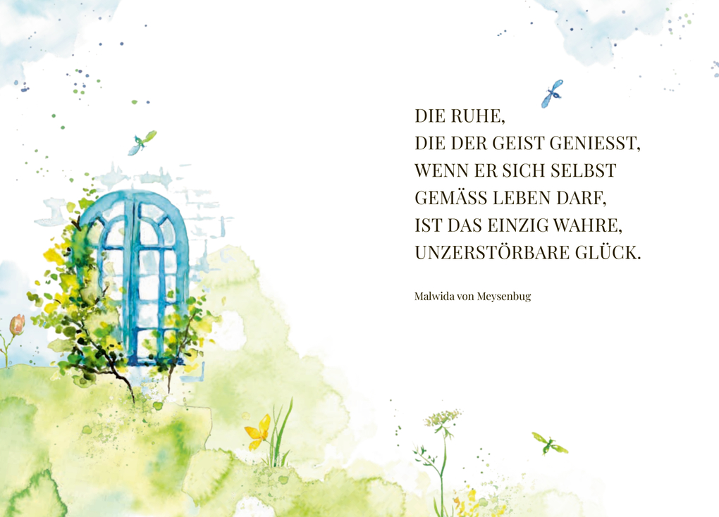 Weitere Ansicht: Nimm dir Zeit zum Durchatmen