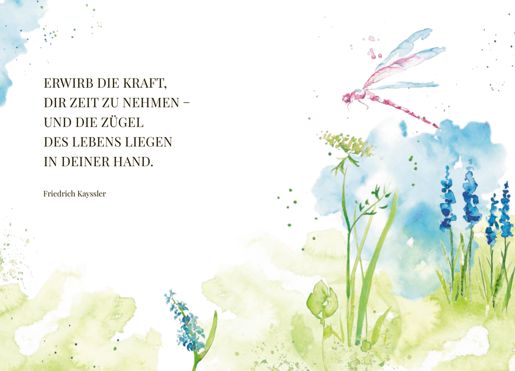 Weitere Ansicht: Nimm dir Zeit zum Durchatmen