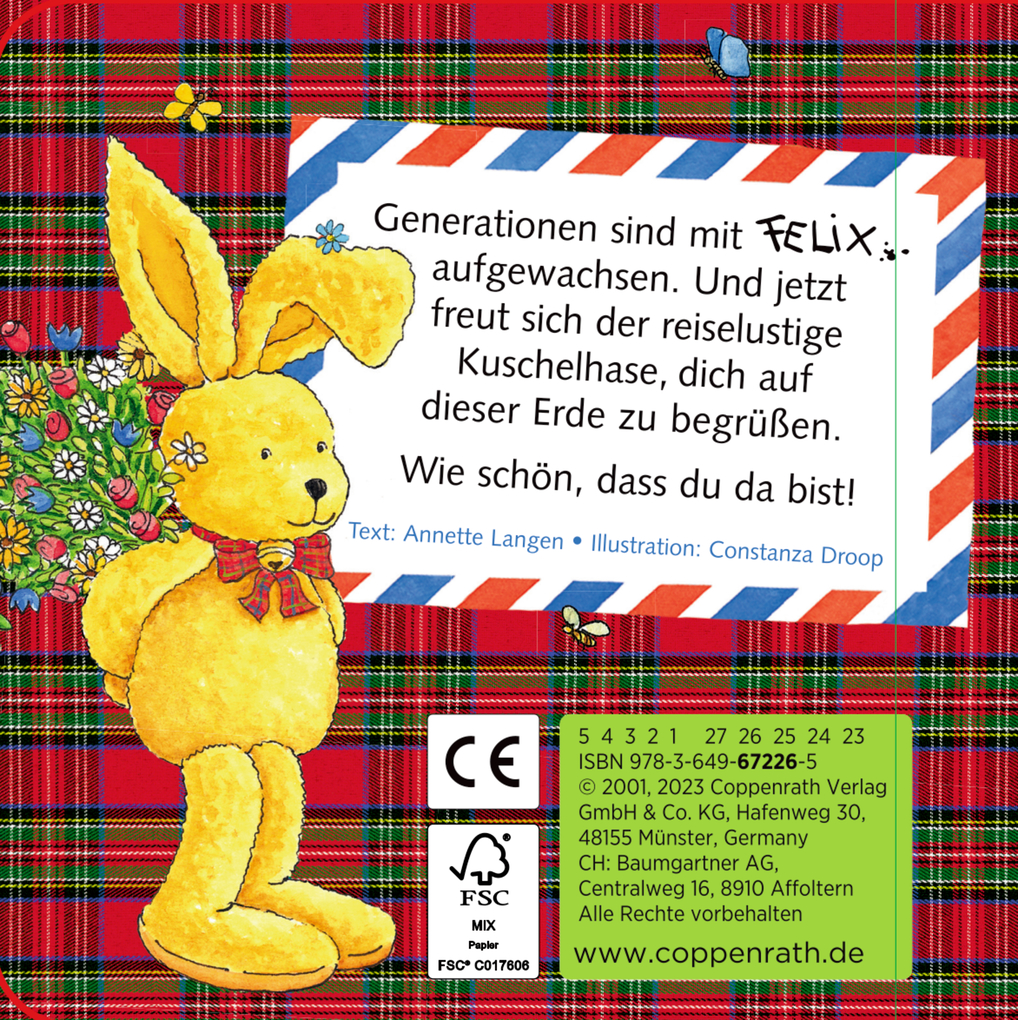 Weitere Ansicht: Willkommen, kleines Baby! Dein Felix | Annette Langen