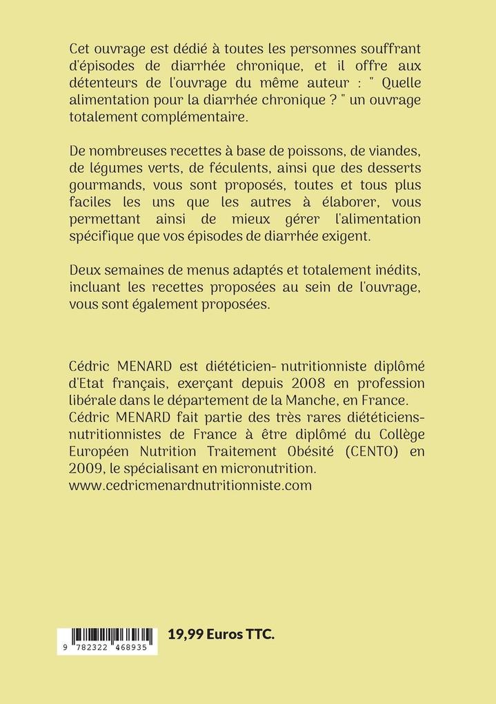 Weitere Ansicht: Mes recettes faciles anti-diarrhée | Cédric Menard