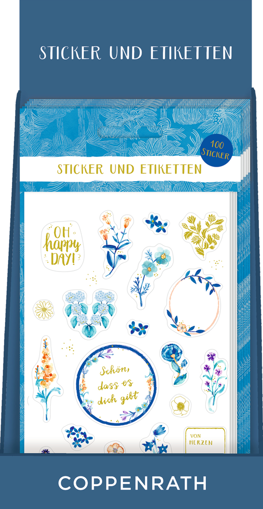 Weitere Ansicht: Sticker und Etiketten - Stickerbogen mit 100 Stickern