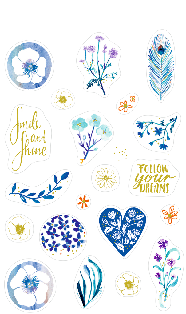 Weitere Ansicht: Sticker und Etiketten - Stickerbogen mit 100 Stickern