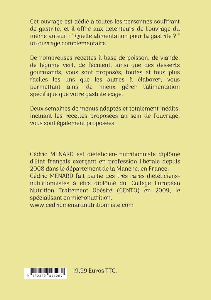 Weitere Ansicht: Mes recettes faciles pour la gastrite. | Cédric Menard