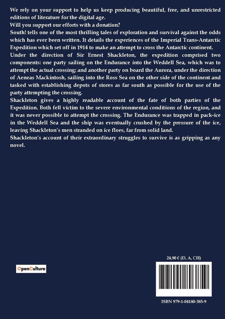 Weitere Ansicht: South! | Ernest Shackleton