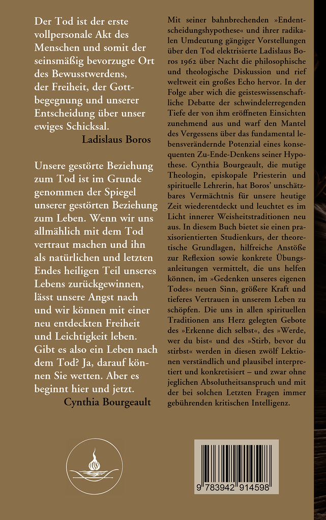 Weitere Ansicht: Über den Tod und unsere letzte Entscheidung | Cynthia Bourgeault, Ladislaus Boros
