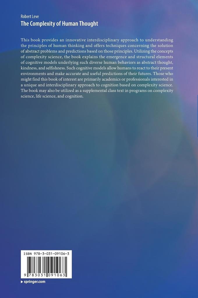 Weitere Ansicht: The Complexity of Human Thought | Robert Leve