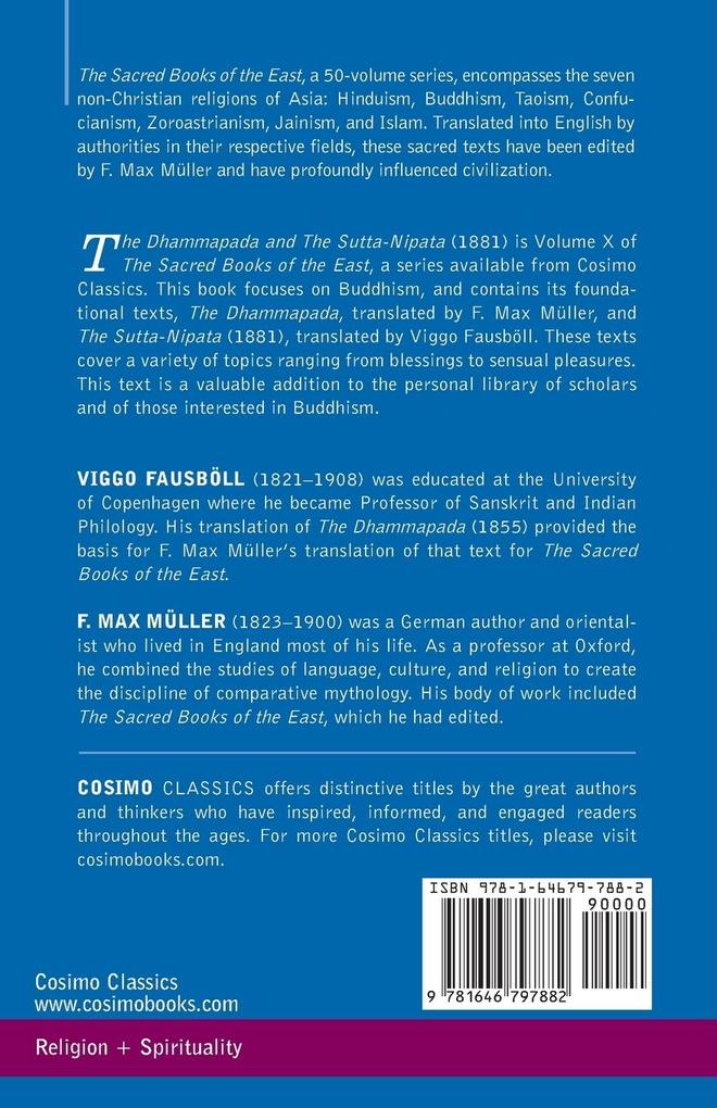 Weitere Ansicht: The Dhammapada and The Sutta-Nipâta