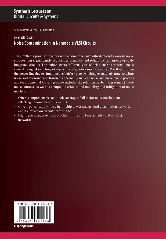 Weitere Ansicht: Noise Contamination in Nanoscale VLSI Circuits | Selahattin Sayil