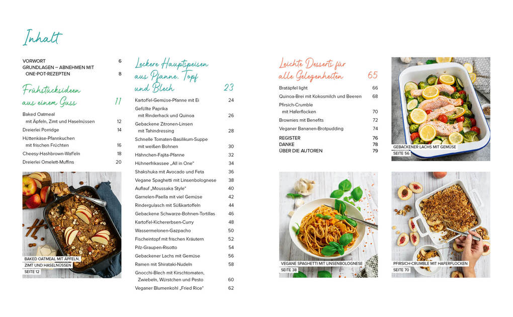 Weitere Ansicht: Lecker, leicht, One-Pot! Kalorienarme Rezepte 24/7 | Mirja und Jens Glatz, Mirja Glatz, Jens Glatz