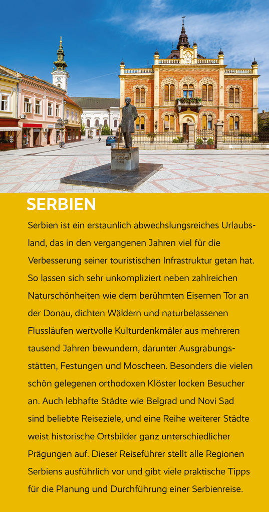 Weitere Ansicht: TRESCHER Reiseführer Serbien | Birgitta Gabriela Hannover Moser