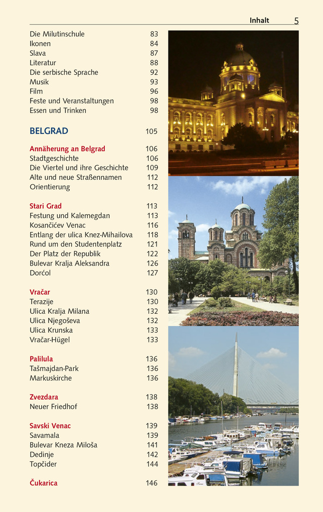 Weitere Ansicht: TRESCHER Reiseführer Serbien | Birgitta Gabriela Hannover Moser