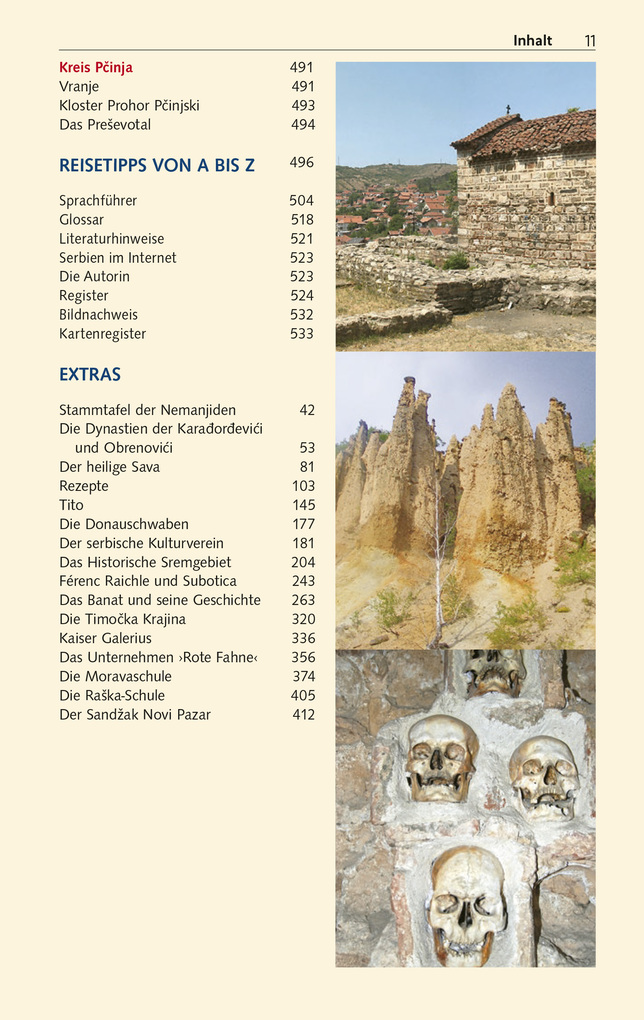 Weitere Ansicht: TRESCHER Reiseführer Serbien | Birgitta Gabriela Hannover Moser