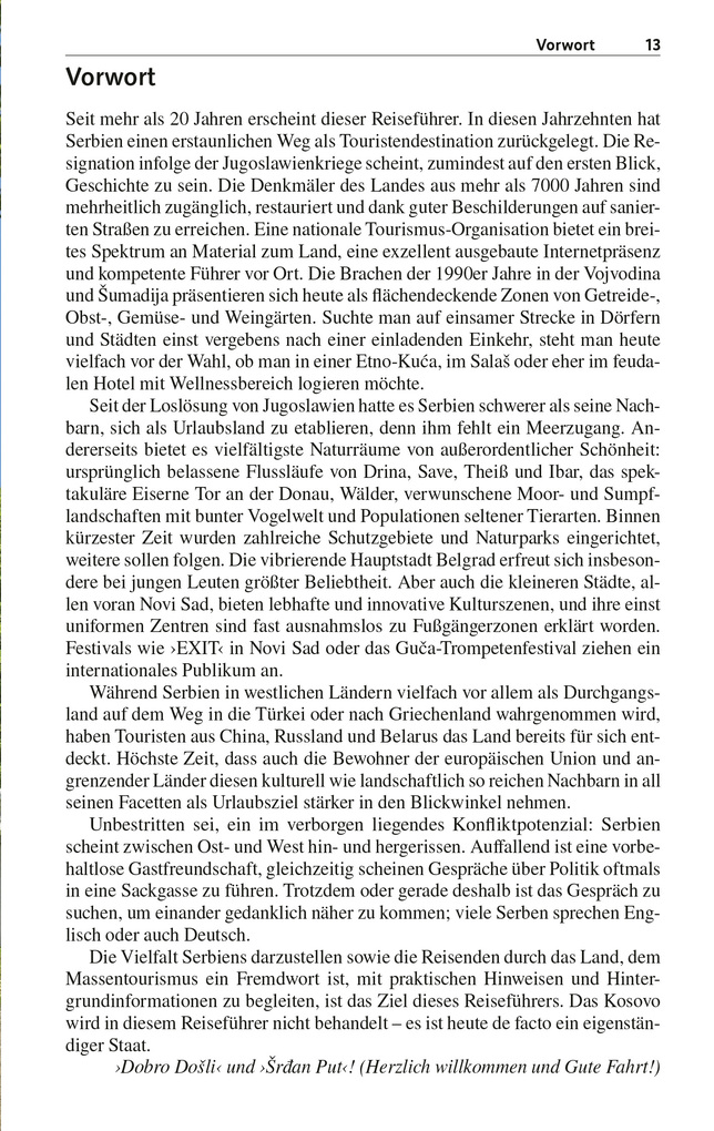 Weitere Ansicht: TRESCHER Reiseführer Serbien | Birgitta Gabriela Hannover Moser