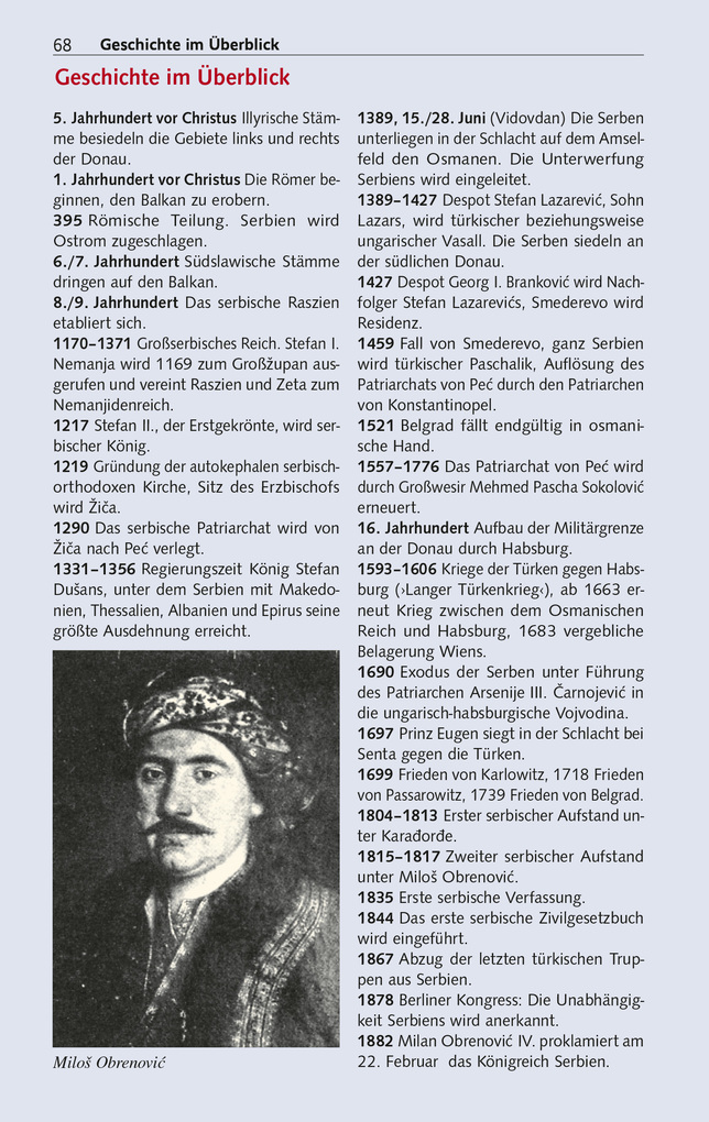 Weitere Ansicht: TRESCHER Reiseführer Serbien | Birgitta Gabriela Hannover Moser