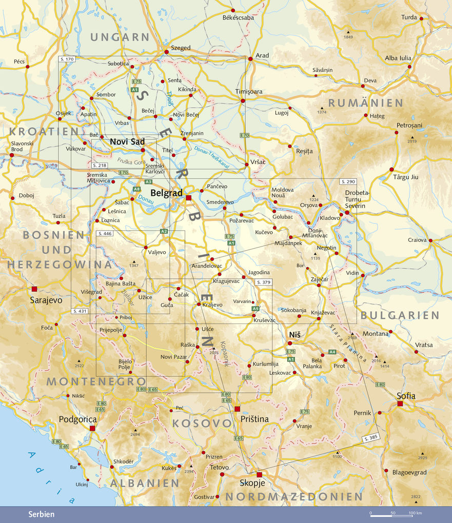 Weitere Ansicht: TRESCHER Reiseführer Serbien | Birgitta Gabriela Hannover Moser