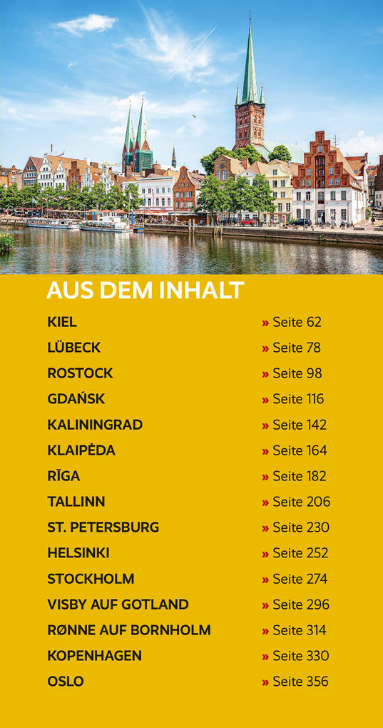 Weitere Ansicht: TRESCHER Reiseführer Ostseestädte | Hinnerk Dreppenstedt, Corinna Grulich, Volker Hagemann, Rasso Knoller, André Micklitza