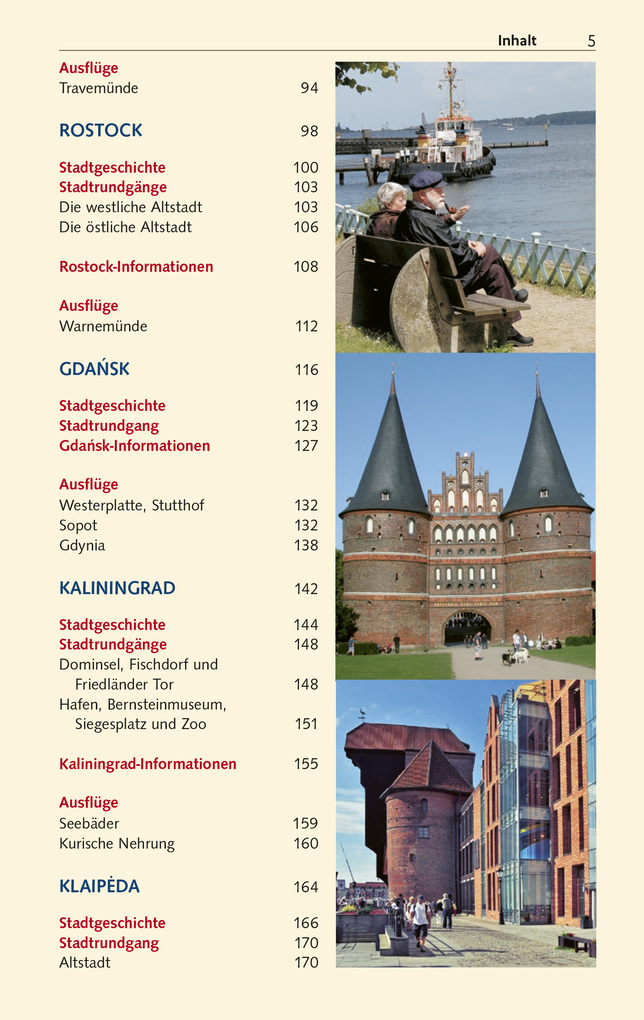 Weitere Ansicht: TRESCHER Reiseführer Ostseestädte | Hinnerk Dreppenstedt, Corinna Grulich, Volker Hagemann, Rasso Knoller, André Micklitza