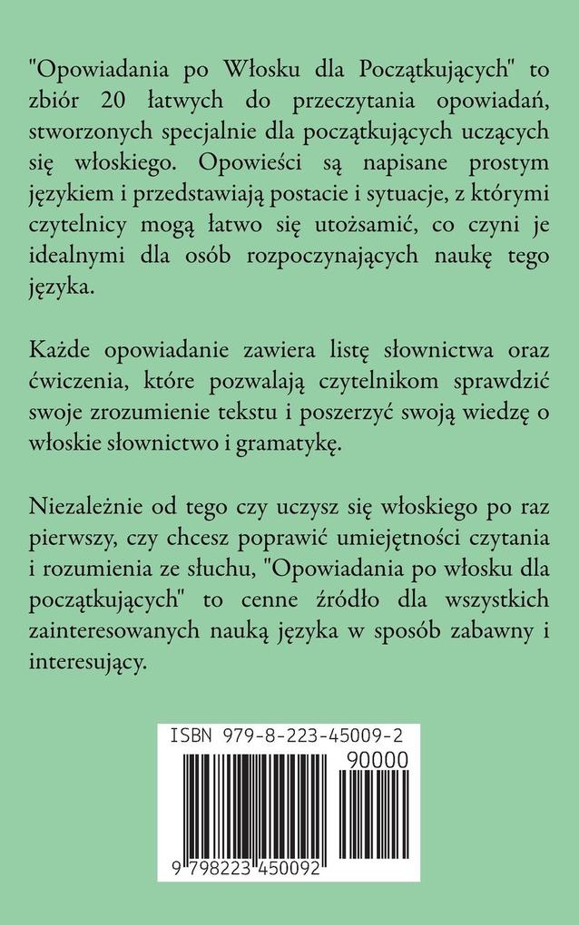 Weitere Ansicht: Opowiadania po Wosku dla Pocztkujcych | Daria Gaek