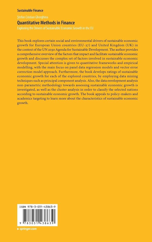 Weitere Ansicht: Quantitative Methods in Finance | tefan Cristian Gherghina