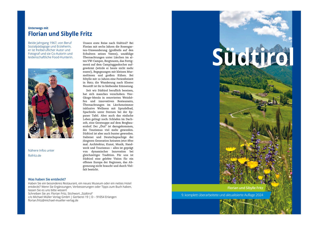 Weitere Ansicht: MICHAEL MÜLLER Reiseführer Südtirol | Sibylle Fritz, Florian Fritz