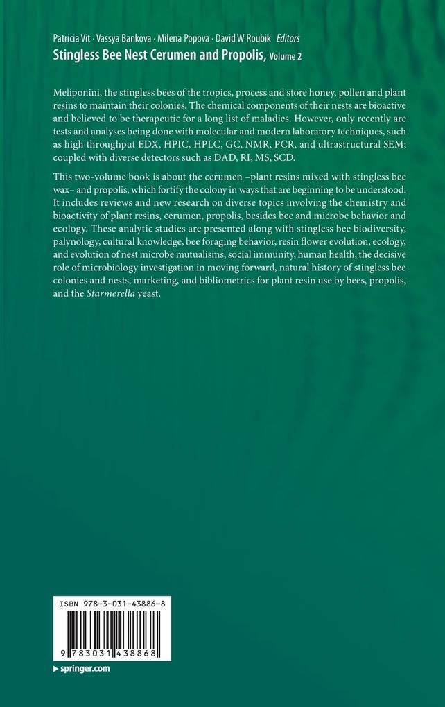 Weitere Ansicht: Stingless Bee Nest Cerumen and Propolis, Volume 2