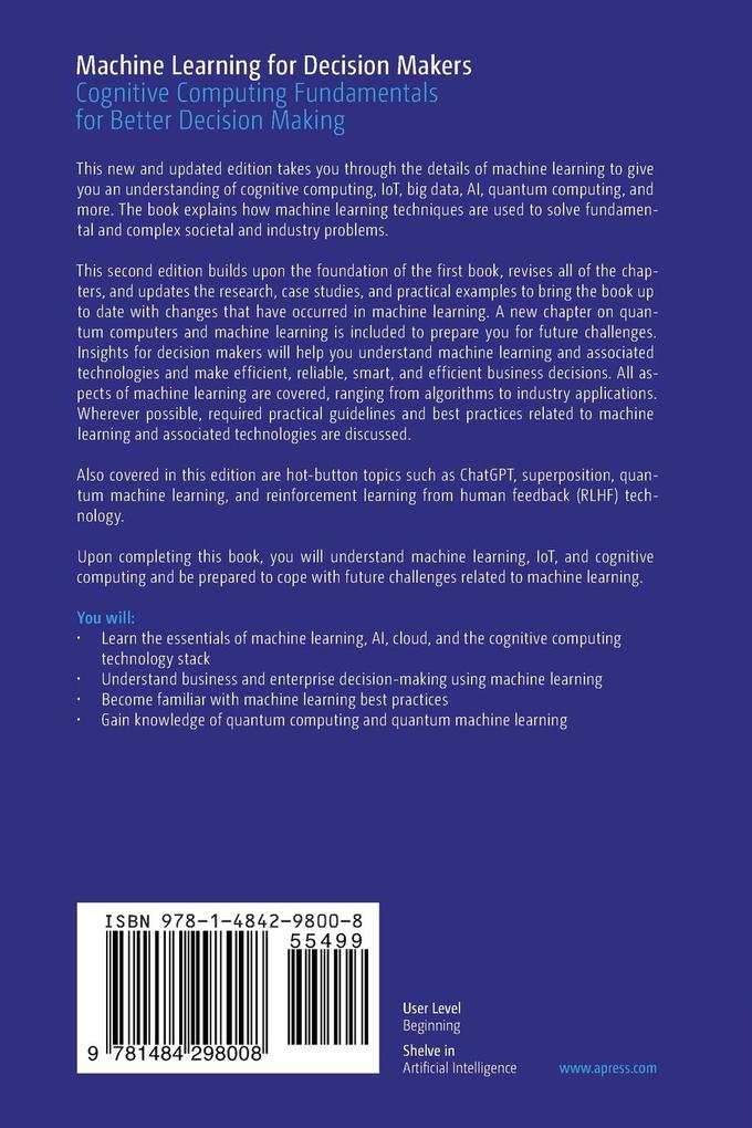 Weitere Ansicht: Machine Learning for Decision Makers | Patanjali Kashyap