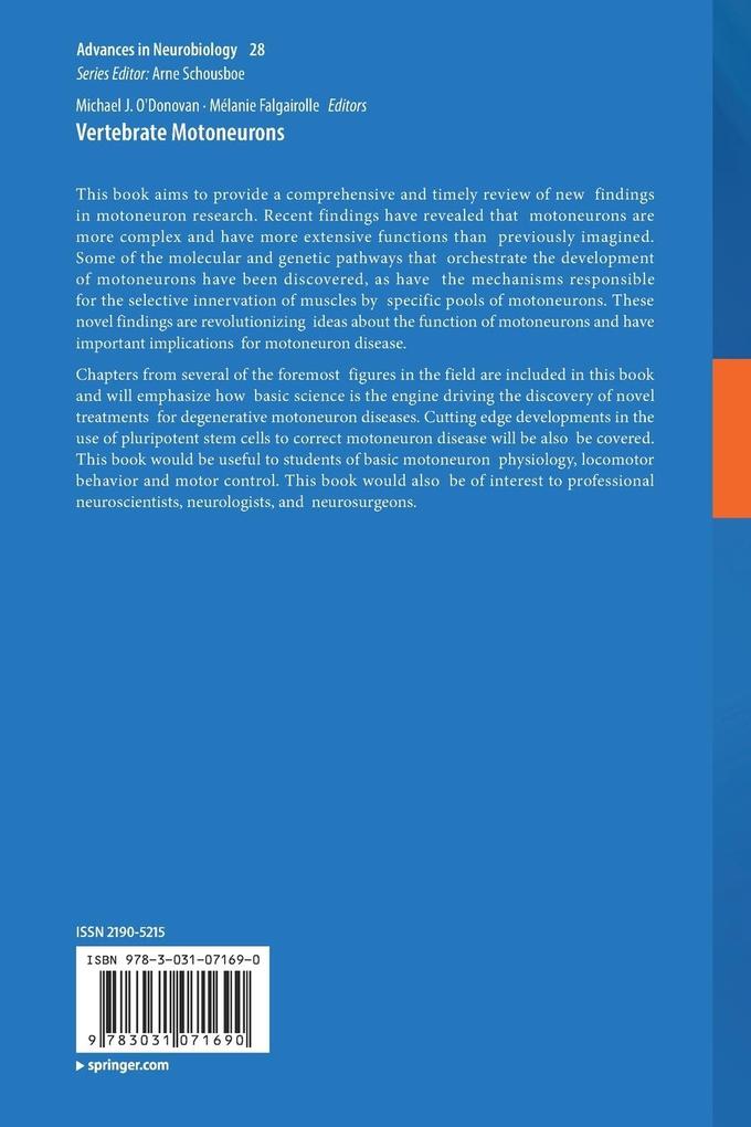 Weitere Ansicht: Vertebrate Motoneurons