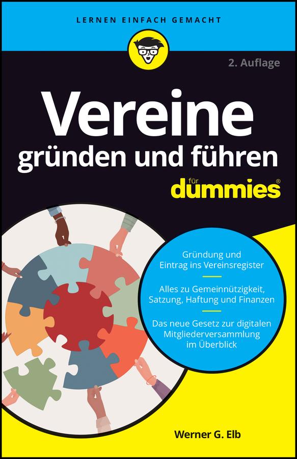 Produktbild: Vereine gründen und führen für Dummies | Werner G. Elb