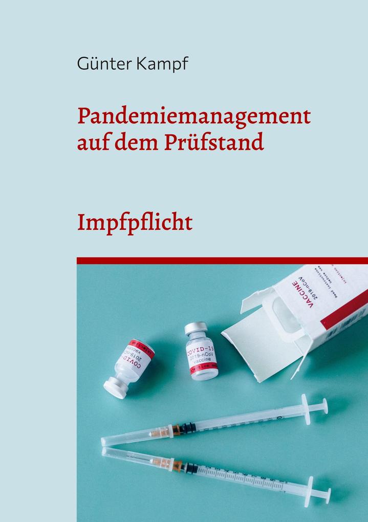 Produktbild: Pandemiemanagement auf dem Prüfstand | Günter Kampf