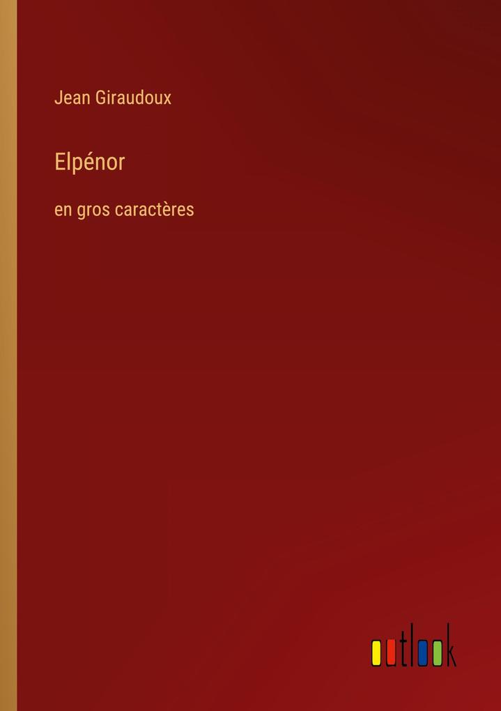 Produktbild: Elpénor | Jean Giraudoux