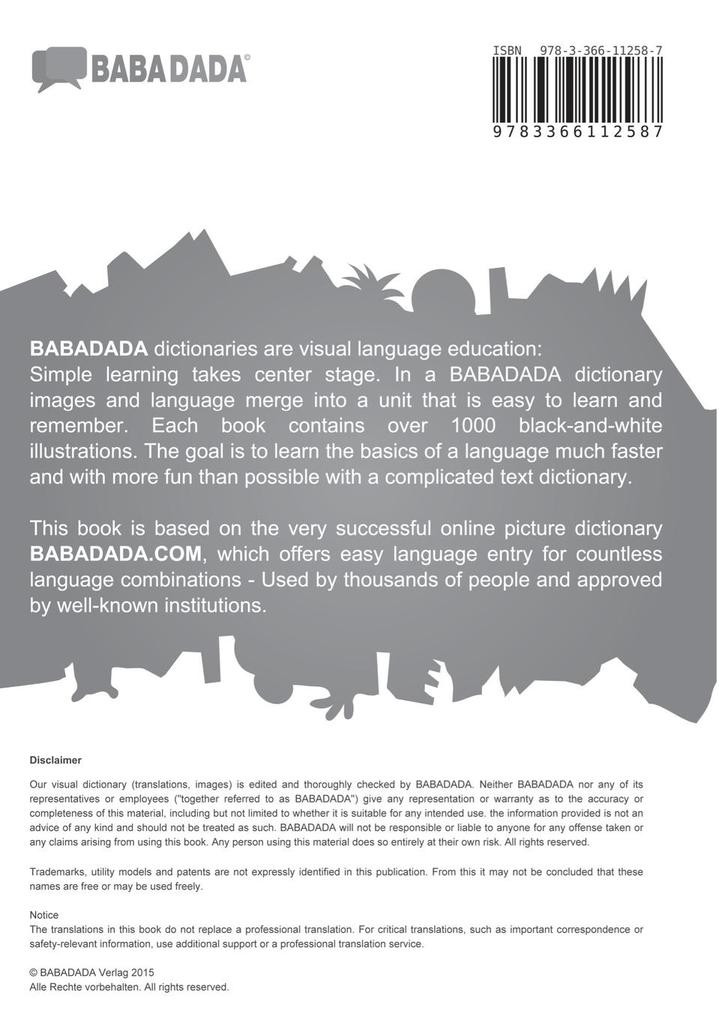 Weitere Ansicht: español - Swati, diccionario visual, BW | Babadada Gmbh