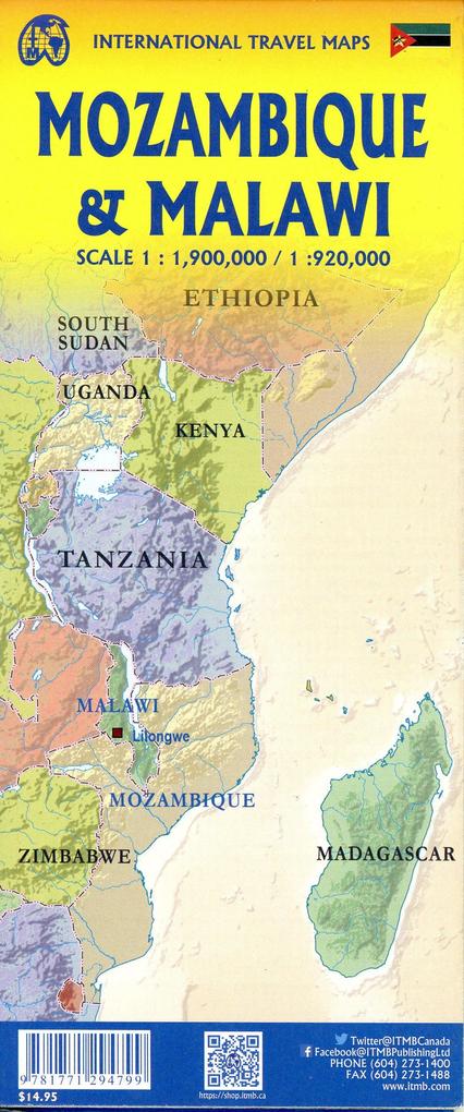 Weitere Ansicht: Malawi/Mozambique 1:920000