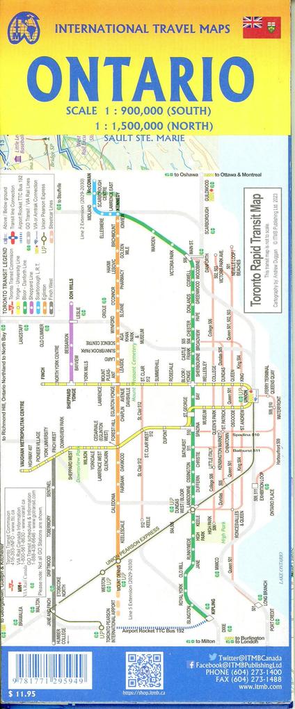 Weitere Ansicht: Ontario 1:900000