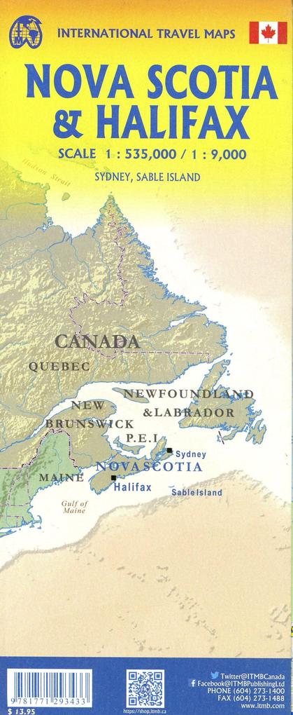 Weitere Ansicht: Halifax & Nova Scotia 1:9000