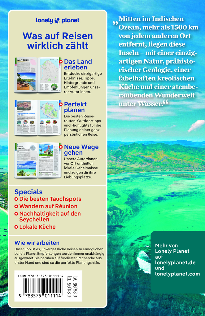 Weitere Ansicht: LONELY PLANET Reiseführer Mauritius, Reunion & Seychellen | Paula Hardy, Fabienne Fong Yan, Rooksana Hossenally