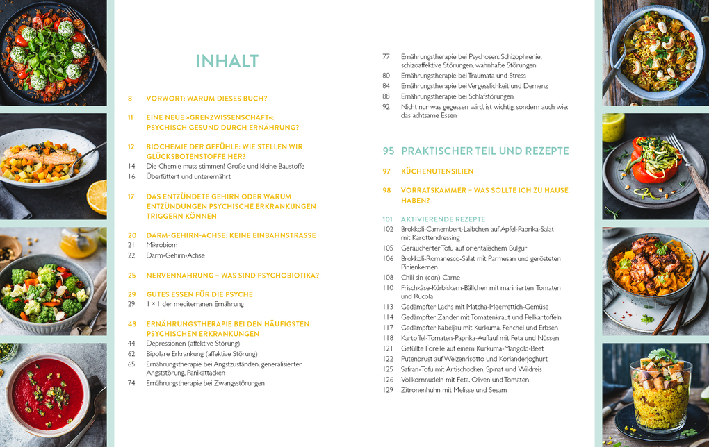Weitere Ansicht: Ernährung für die Psyche: Das Kochbuch | Sabrina Mörkl, Attila Várnagy