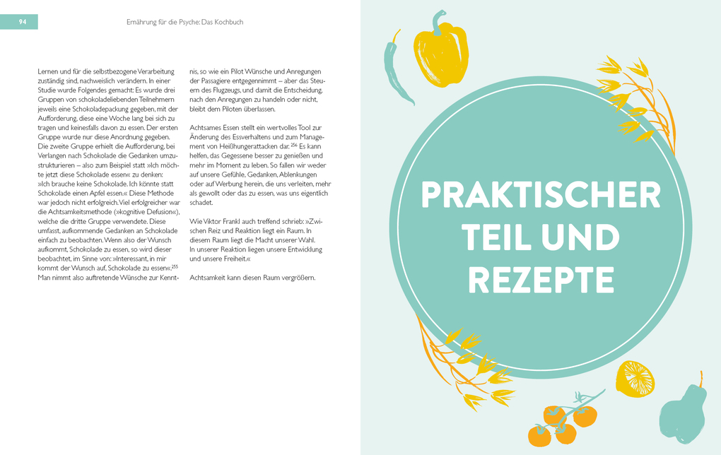 Weitere Ansicht: Ernährung für die Psyche: Das Kochbuch | Sabrina Mörkl, Attila Várnagy