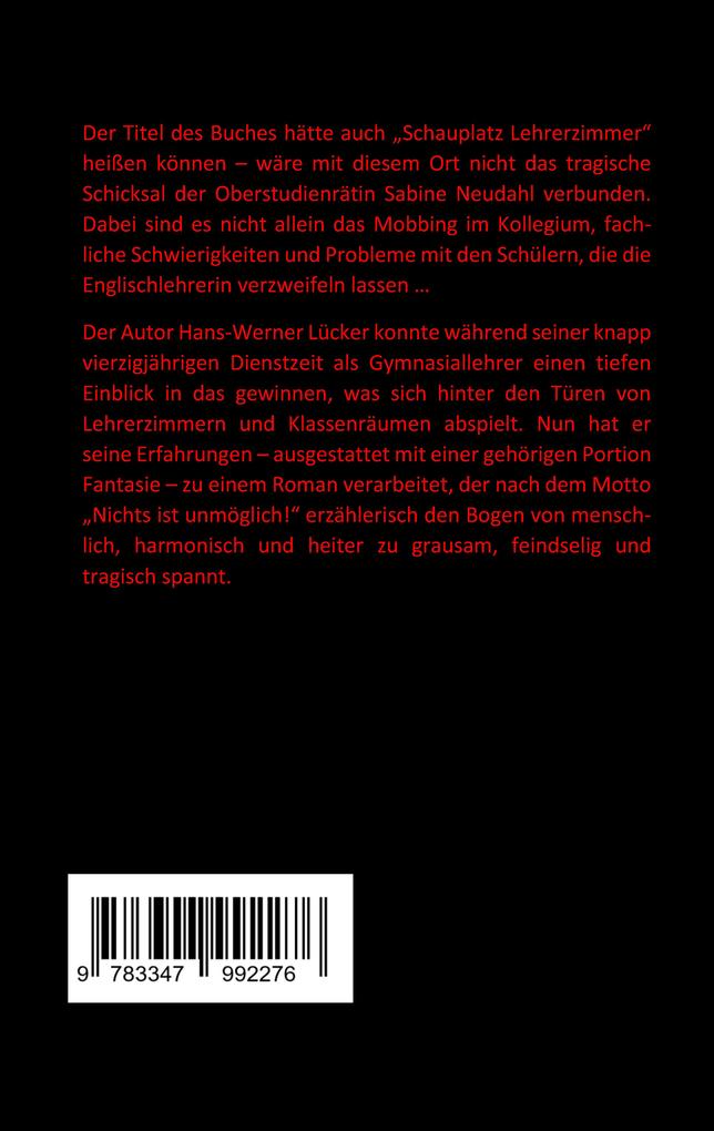 Weitere Ansicht: Tatort Lehrerzimmer | Hans-Werner Lücker