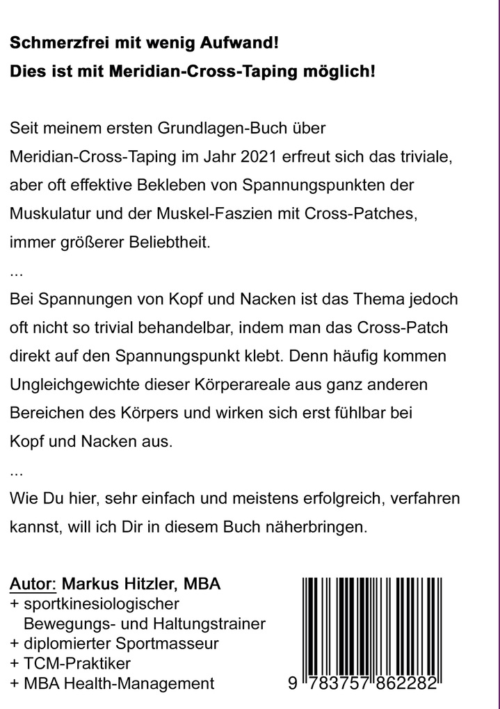 Weitere Ansicht: Meridian-Cross-Taping | Markus Hitzler