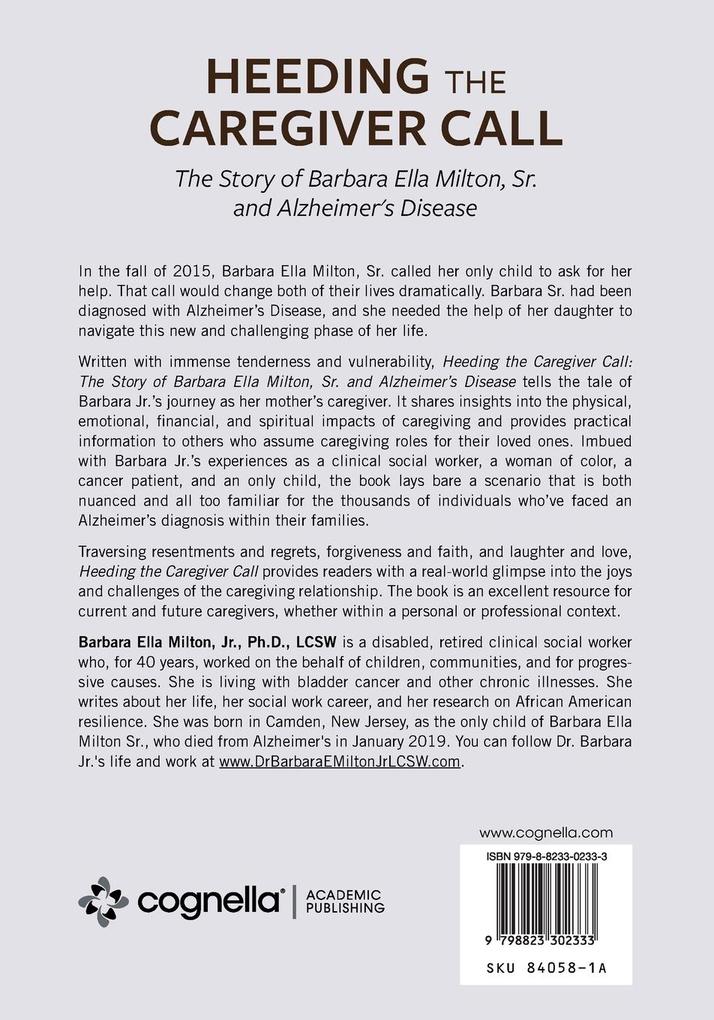 Weitere Ansicht: Heeding the Caregiver Call | Jr. Barbara Ella Milton