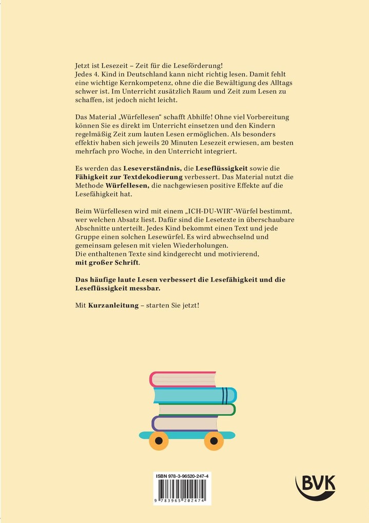 Weitere Ansicht: Würfellesen - 4. Klasse | Sophie Meseck