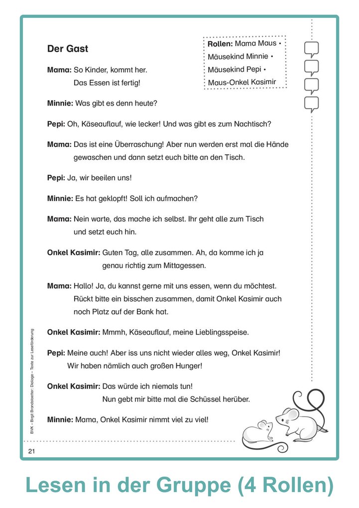 Weitere Ansicht: Dialoge - Texte zur Leseförderung | Birgit Brandstaetter