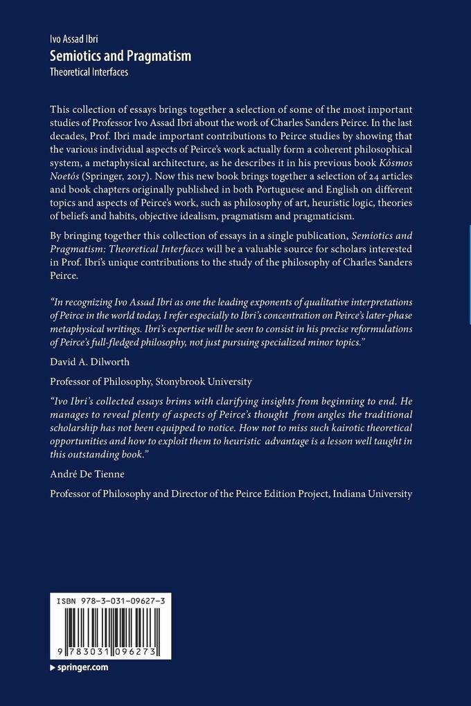 Weitere Ansicht: Semiotics and Pragmatism | Ivo Assad Ibri