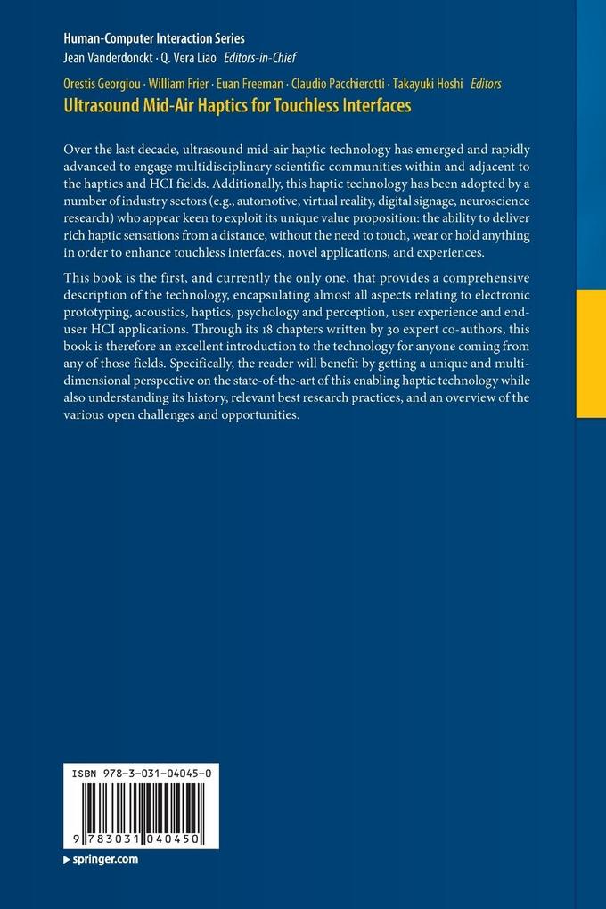 Weitere Ansicht: Ultrasound Mid-Air Haptics for Touchless Interfaces