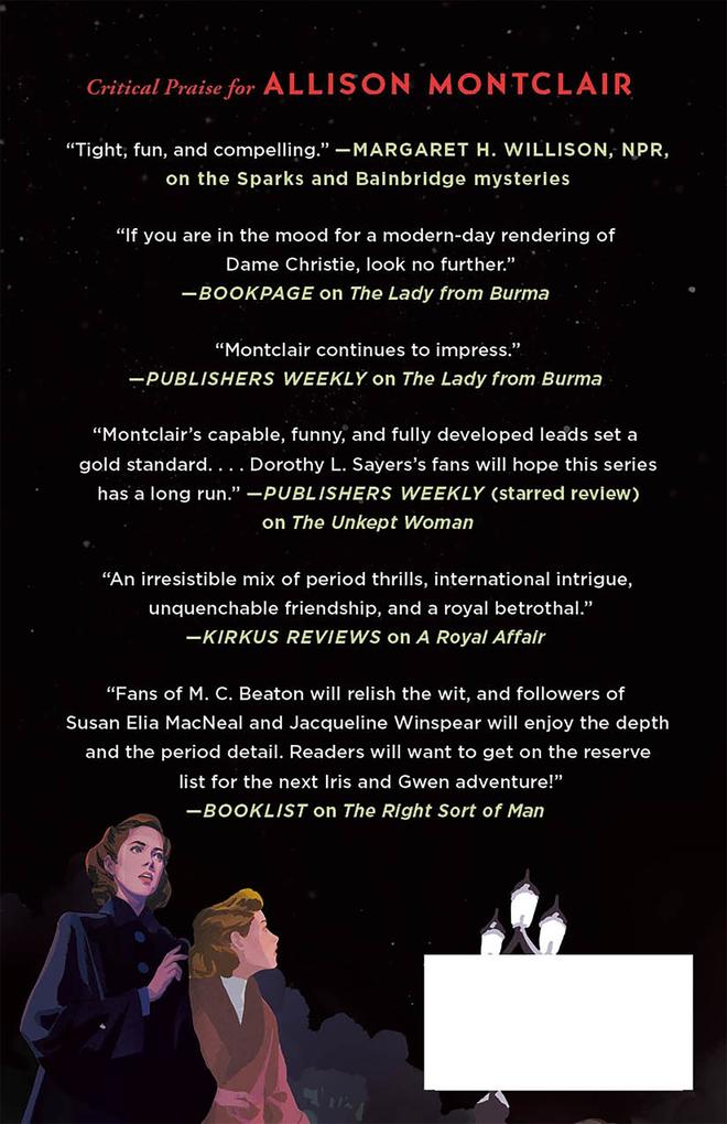 Weitere Ansicht: Murder at the White Palace | Allison Montclair