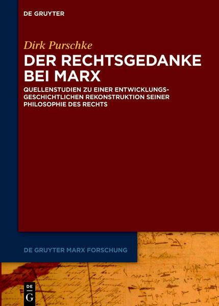 Produktbild: Der Rechtsgedanke bei Marx | Dirk Purschke