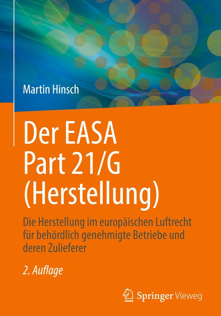 Produktbild: Der EASA Part 21/G (Herstellung) | Martin Hinsch