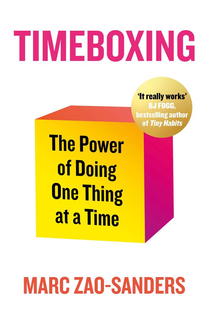 Produktbild: Timeboxing | Marc Zao-Sanders