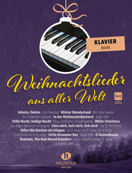 Produktbild: Weihnachtslieder aus aller Welt - Klavier leicht | Uwe Sieblitz
