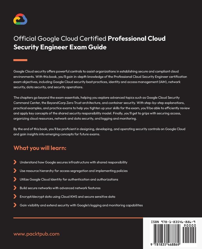 Weitere Ansicht: Official Google Cloud Certified Professional Cloud Security Engineer Exam Guide | Ankush Chowdhary, Prashant Kulkarni